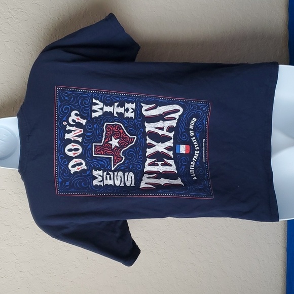 4/$30 **Don't Mess with Texas a Litter-free state of mind Gildan size L … - Picture 2 of 5